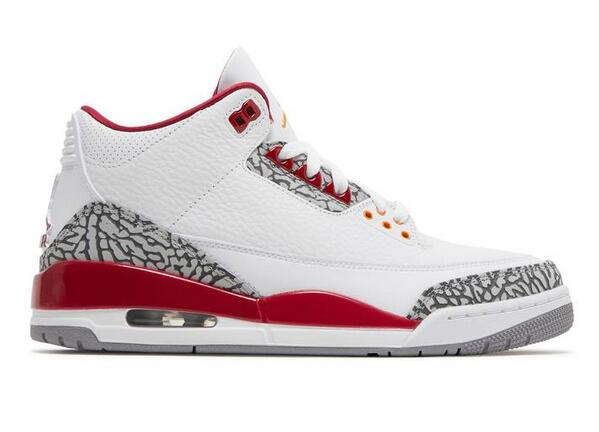 Air Jordan 3 Cement Cardinal Red